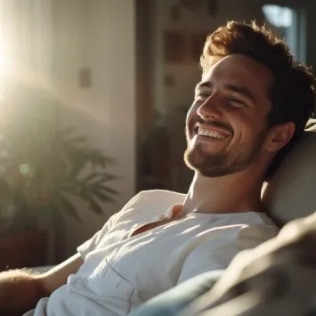Adolescente sonriendo